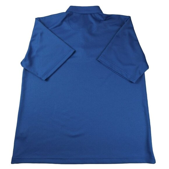 Pebble Beach Polo Mens Bright Blue Performance Shirt size Large  JH1094 - Picture 3 of 4